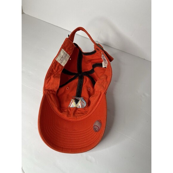 Miami Marlins hat cap '47 Brand Strapback Adjustable Orange Adult - Picture 8 of 8